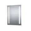 Sensio Isla Rectangular Frameless Illuminated Bathroom Mirror (H)500mm (W)390mm -Crystal Bathware sensio isla rectangular frameless illuminated bathroom mirror h 500mm w 390mm5060522088523 01c bq