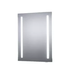 Sensio Isla Rectangular Frameless Illuminated Bathroom Mirror (H)500mm (W)390mm