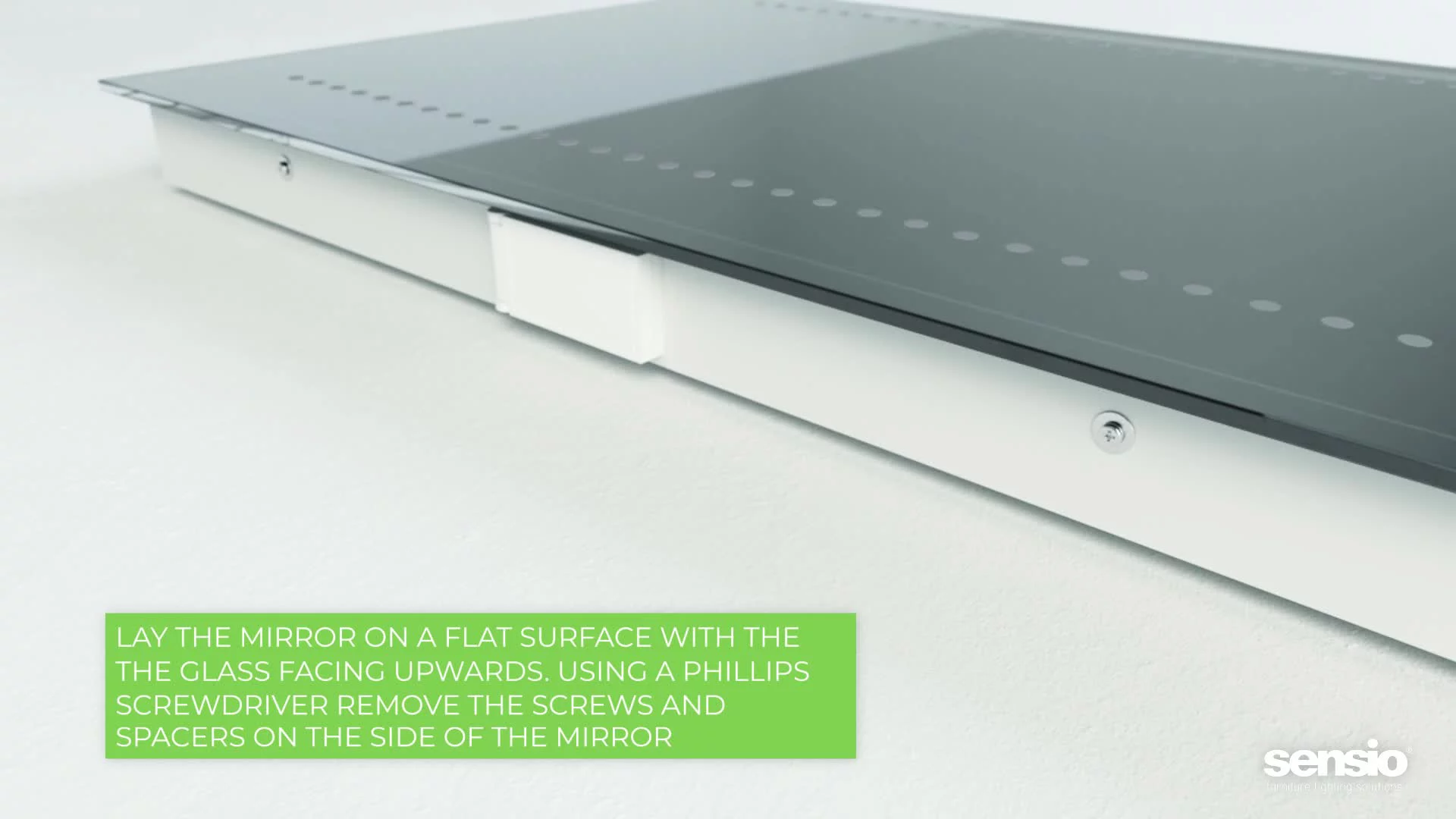 Sensio Kai Rectangular Frameless Illuminated Bathroom Mirror (H)700mm (W)500mm 4 Sensio Kai Rectangular Frameless Illuminated Bathroom Mirror (H)700mm (W)500mm - Image 2