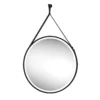 Sensio Nova Black Round Framed Illuminated Colour-changing Mirror (H)600mm (W)600mm -Crystal Bathware sensio nova black round framed illuminated colour changing mirror h 600mm w 600mm5060522087670 01c bq