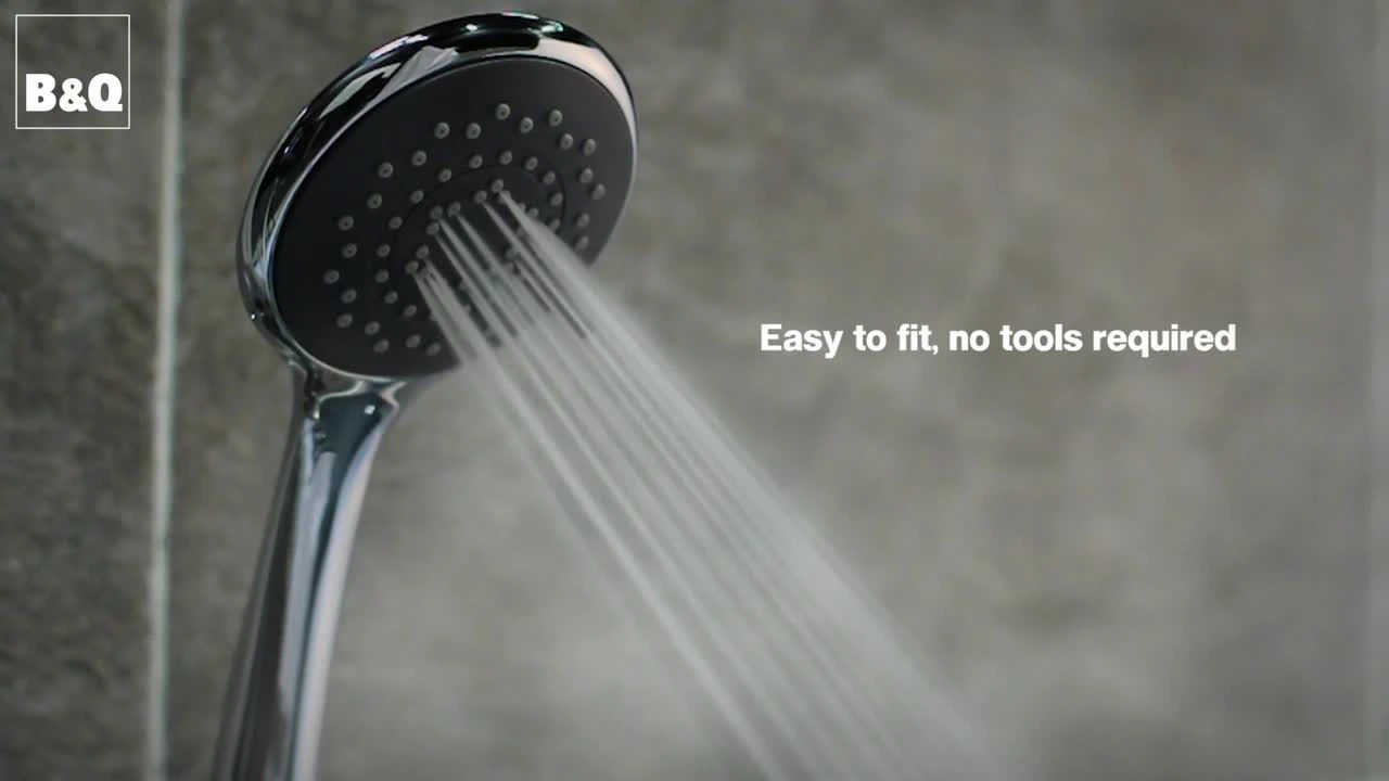 Triton 5-spray Pattern Chrome Effect Shower Head 4 Triton 5-spray Pattern Chrome Effect Shower Head - Image 2