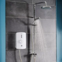 Triton Amala DuElec® White Manual Electric Shower, 9.5kW 19 Triton Amala DuElec® White Manual Electric Shower, 9.5kW -Crystal Bathware triton amala duelec white manual electric shower 9 5kw5012663157873 04i bq