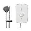 Triton Amala Gloss White Chrome Effect Manual Electric Shower, 8.5kW
