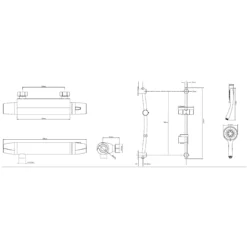Triton Caroli Single-spray Pattern Chrome Effect Thermostatic Mixer Shower -Crystal Bathware triton caroli single spray pattern chrome effect thermostatic mixer shower5012663150072 18bq
