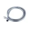 Triton Chrome Effect Stainless Steel Shower Hose, (L)1.25m -Crystal Bathware triton chrome effect stainless steel shower hose l 1 25m5012663015012 01c