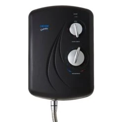 Triton Enrich Black Electric Shower, 10.5kW 11 Triton Enrich Black Electric Shower, 10.5kW -Crystal Bathware triton enrich black electric shower 10 5kw5012663151017 03bq