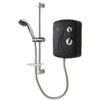 Triton Enrich Black Electric Shower, 9.5kW -Crystal Bathware triton enrich black electric shower 9 5kw5012663148161 01bq