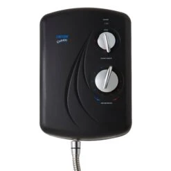 Triton Enrich Black Electric Shower, 9.5kW -Crystal Bathware triton enrich black electric shower 9 5kw5012663148161 03bq