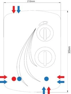 Triton Enrich White Electric Shower, 10.5kW -Crystal Bathware triton enrich white electric shower 10 5kw5012663017221 20bq