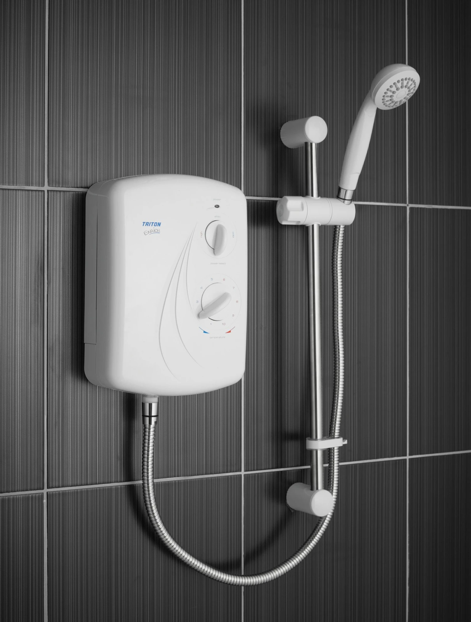 Triton Enrich White Electric Shower, 9.5kW 5 Triton Enrich White Electric Shower, 9.5kW - Image 3