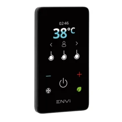 Triton ENVi®️Electric Shower Fixed Head - Black -Crystal Bathware triton envi electric shower fixed head black5012663159099 03c bq