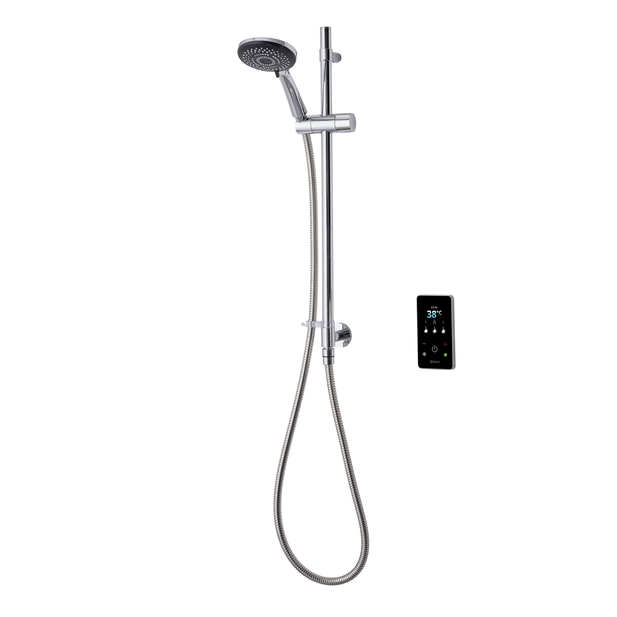 Triton ENVi®️Electric Shower Riser Rail Kit - Chrome Silver 3 Triton ENVi®️Electric Shower Riser Rail Kit - Chrome Silver