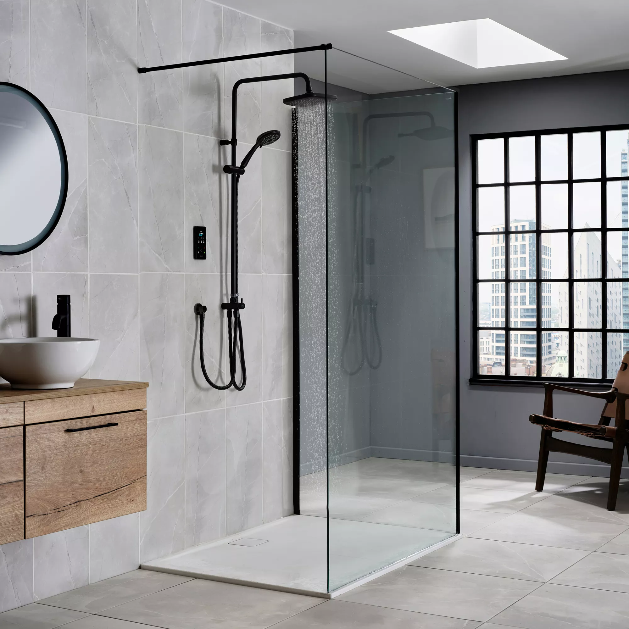 Triton ENVi®️Electric Shower With DuElec®️Shower Kit - Black Matte Black Shower 7 Triton ENVi®️Electric Shower With DuElec®️Shower Kit - Black Matte Black Shower - Image 5