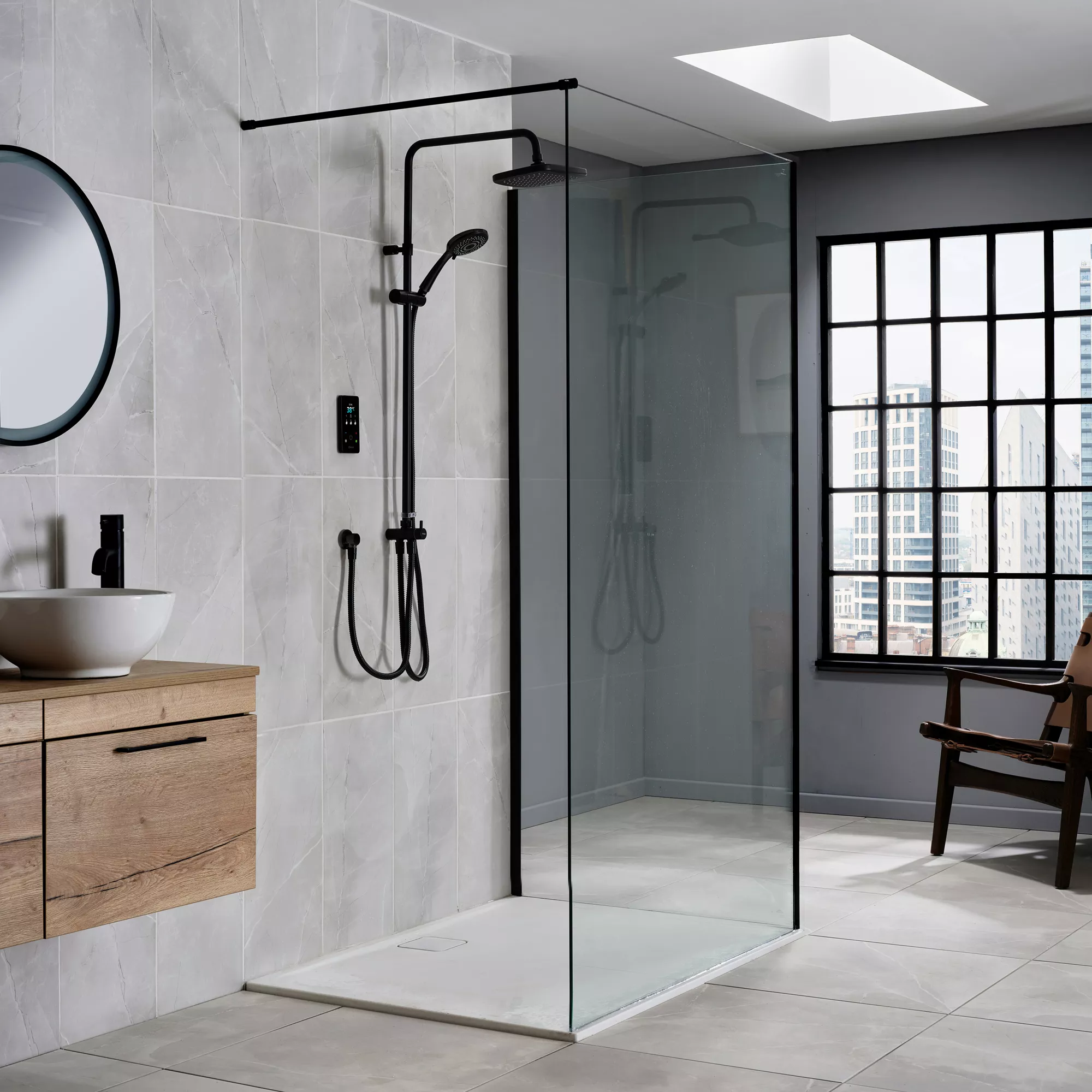 Triton ENVi®️Electric Shower With DuElec®️Shower Kit - Black Matte Black Shower 12 Triton ENVi®️Electric Shower With DuElec®️Shower Kit - Black Matte Black Shower - Image 10