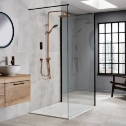 Triton ENVi®️Electric Shower With DuElec®️Shower Kit - Copper Shower -Crystal Bathware triton envi electric shower with duelec shower kit copper shower5012663158900 02i bq