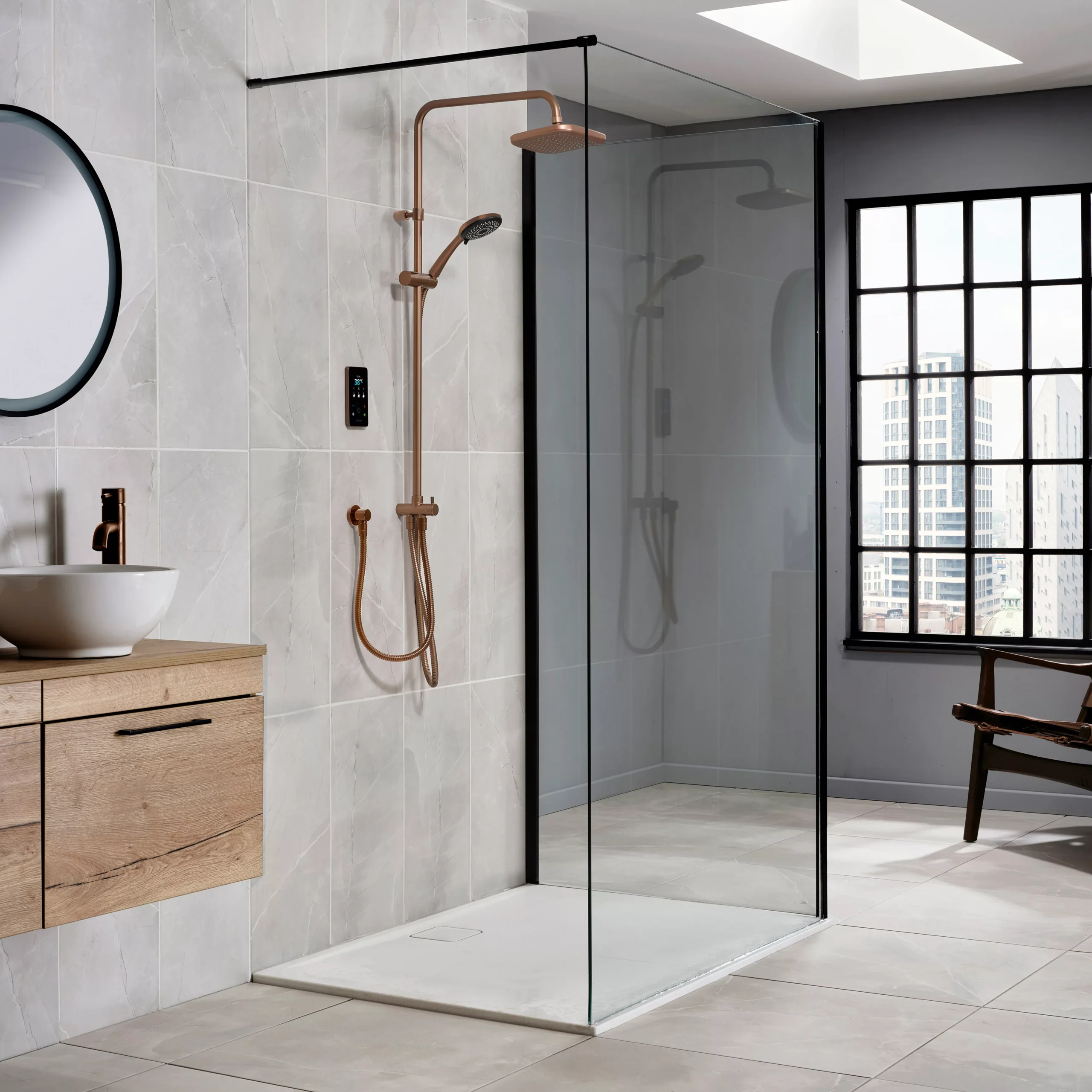 Triton ENVi®️Electric Shower With DuElec®️Shower Kit - Copper 4 Triton ENVi®️Electric Shower With DuElec®️Shower Kit - Copper - Image 2