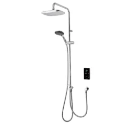 Triton ENVi®️Electric Shower With DuElec®️Shower Kit - Silver Effect Shower
