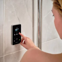 Triton ENVi®️Electric Shower With DuElec®️Shower Kit - Silver Effect Shower -Crystal Bathware triton envi electric shower with duelec shower kit silver effect shower5012663158726 07i bq