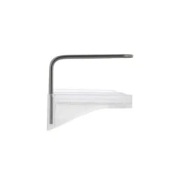 Triton ENVi Plastic & Steel Shower Shelf (W)18cm -Crystal Bathware triton envi plastic steel shower shelf w 18cm5012663158924 01c bq
