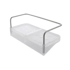 Triton ENVi Plastic & Steel Shower Shelf (W)18cm -Crystal Bathware triton envi plastic steel shower shelf w 18cm5012663158924 02c bq
