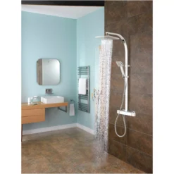 Triton Excellente Chrome Effect Rear Fed Shower -Crystal Bathware triton excellente chrome effect rear fed shower5012663016286 01i BQ