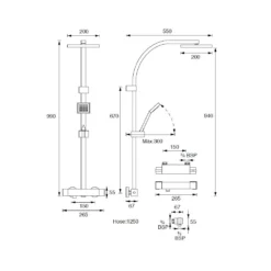 Triton Excellente Chrome Effect Rear Fed Shower -Crystal Bathware triton excellente chrome effect rear fed shower5012663016286 01t