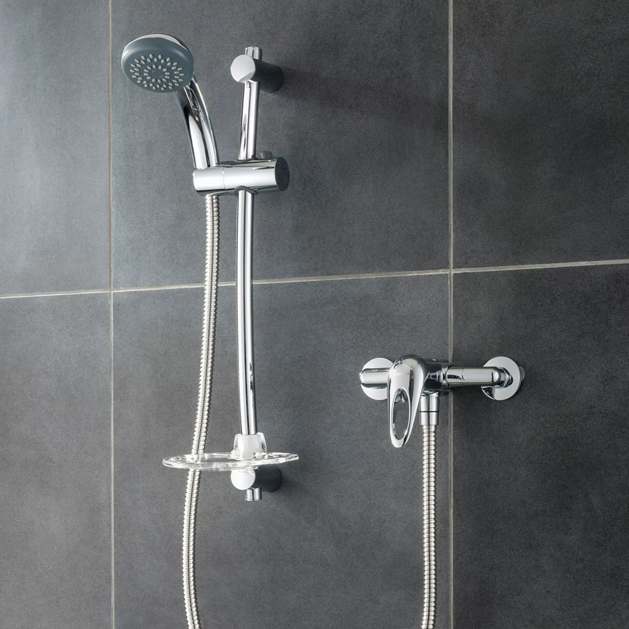 Triton Kaho Single Lever Chrome Effect Exposed Shower Mixer 5 Triton Kaho Single Lever Chrome Effect Exposed Shower Mixer - Image 3