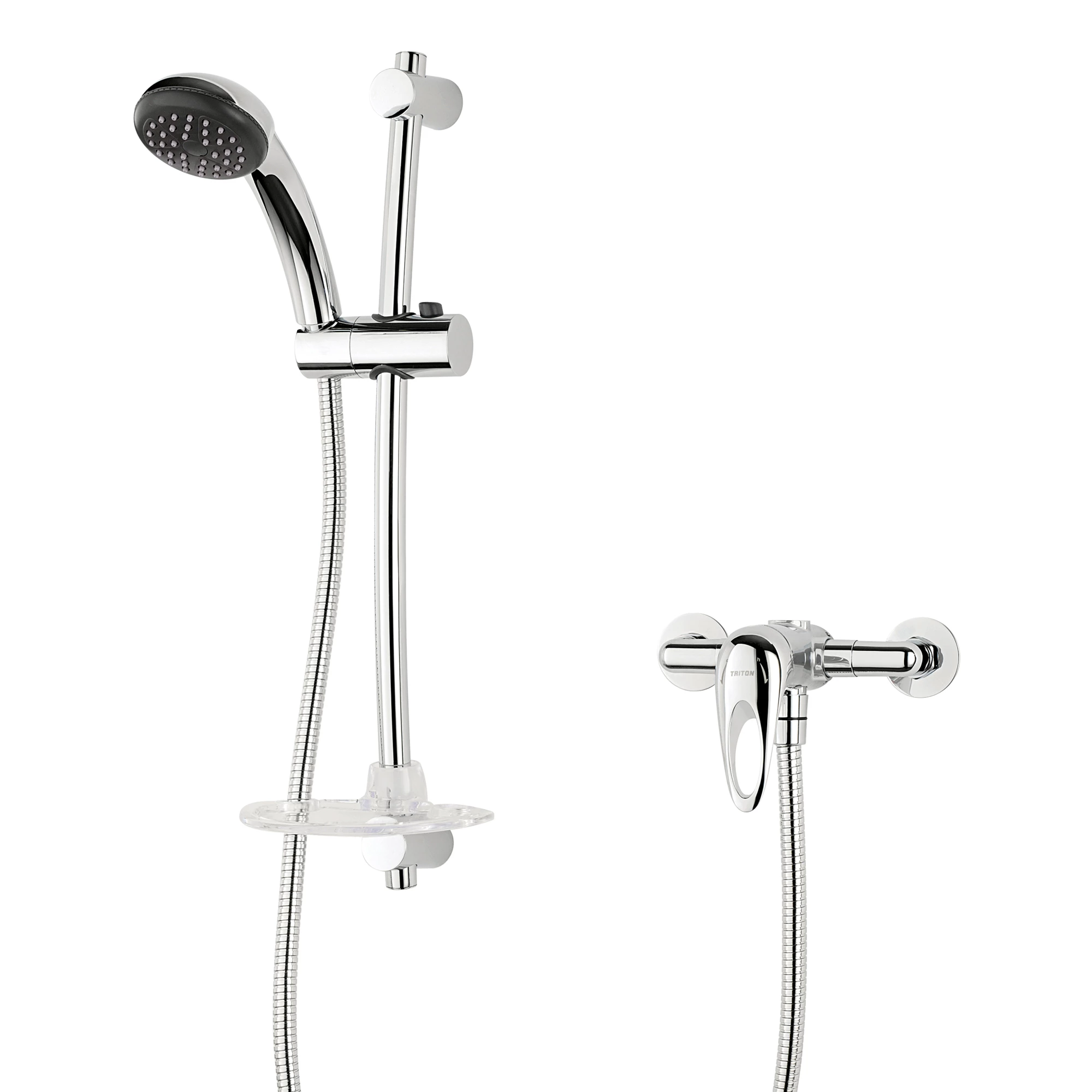 Triton Kaho Single Lever Chrome Effect Exposed Shower Mixer 4 Triton Kaho Single Lever Chrome Effect Exposed Shower Mixer - Image 2
