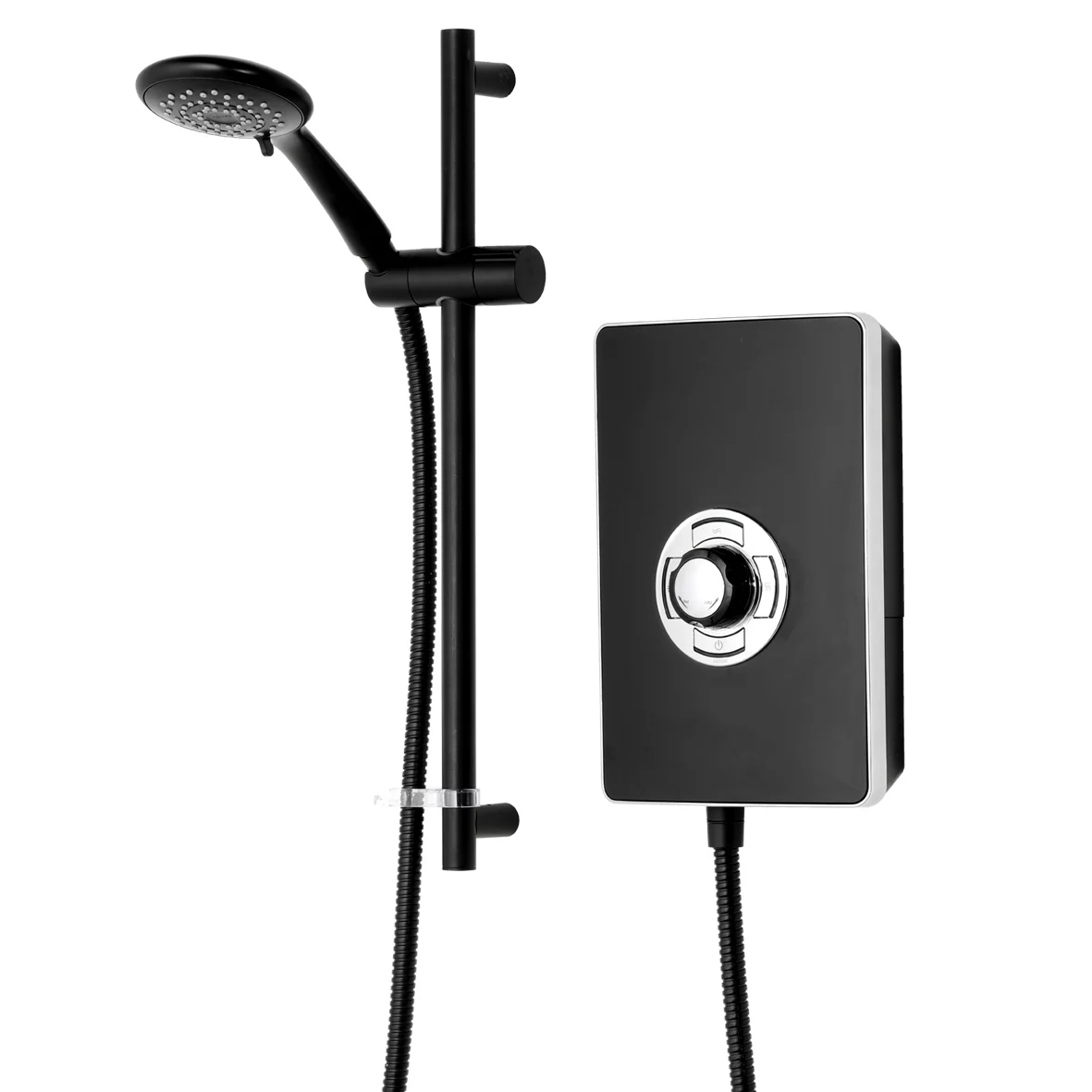 Triton Matt Black Manual Electric Shower, 9.5kW 3 Triton Matt Black Manual Electric Shower, 9.5kW