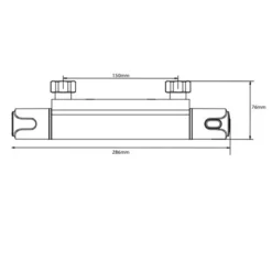 Triton Pirlo Dual Control Chrome Effect Exposed Thermostatic Shower Mixer 7 Triton Pirlo Dual Control Chrome Effect Exposed Thermostatic Shower Mixer -Crystal Bathware triton pirlo dual control chrome effect exposed thermostatic shower mixer5012663153707 01t bq