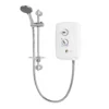 Triton Silver & White Chrome Effect Electric Shower, 7.5kW -Crystal Bathware triton silver white chrome effect electric shower 7 5kw5012663153981 01c bq