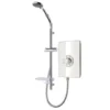 Triton Silver & White Chrome Effect Electric Shower, 9.5kW -Crystal Bathware triton silver white chrome effect electric shower 9 5kw5012663155435 01c bq