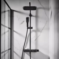 Triton Single-spray Pattern Black Brushed Steel Effect Thermostatic Mixer Shower 14 Triton Single-spray Pattern Black Brushed Steel Effect Thermostatic Mixer Shower -Crystal Bathware triton single spray pattern black brushed steel effect thermostatic mixer shower5012663155626 01i bq