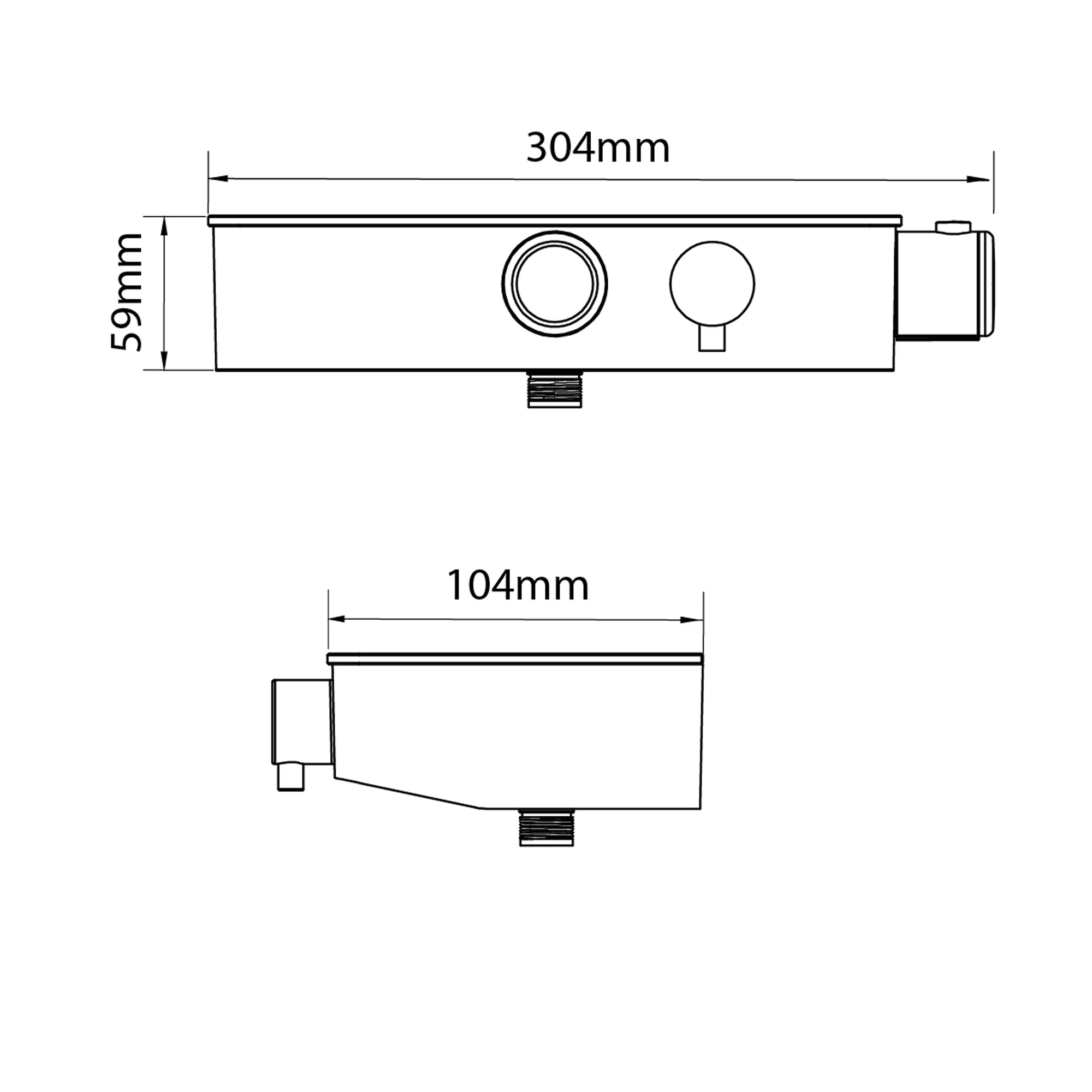 Triton Single-spray Pattern Black Brushed Steel Effect Thermostatic Mixer Shower 9 Triton Single-spray Pattern Black Brushed Steel Effect Thermostatic Mixer Shower - Image 7