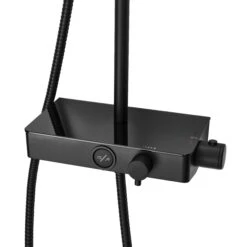 Triton Single-spray Pattern Black Brushed Steel Effect Thermostatic Mixer Shower 13 Triton Single-spray Pattern Black Brushed Steel Effect Thermostatic Mixer Shower -Crystal Bathware triton single spray pattern black brushed steel effect thermostatic mixer shower5012663155626 04c bq