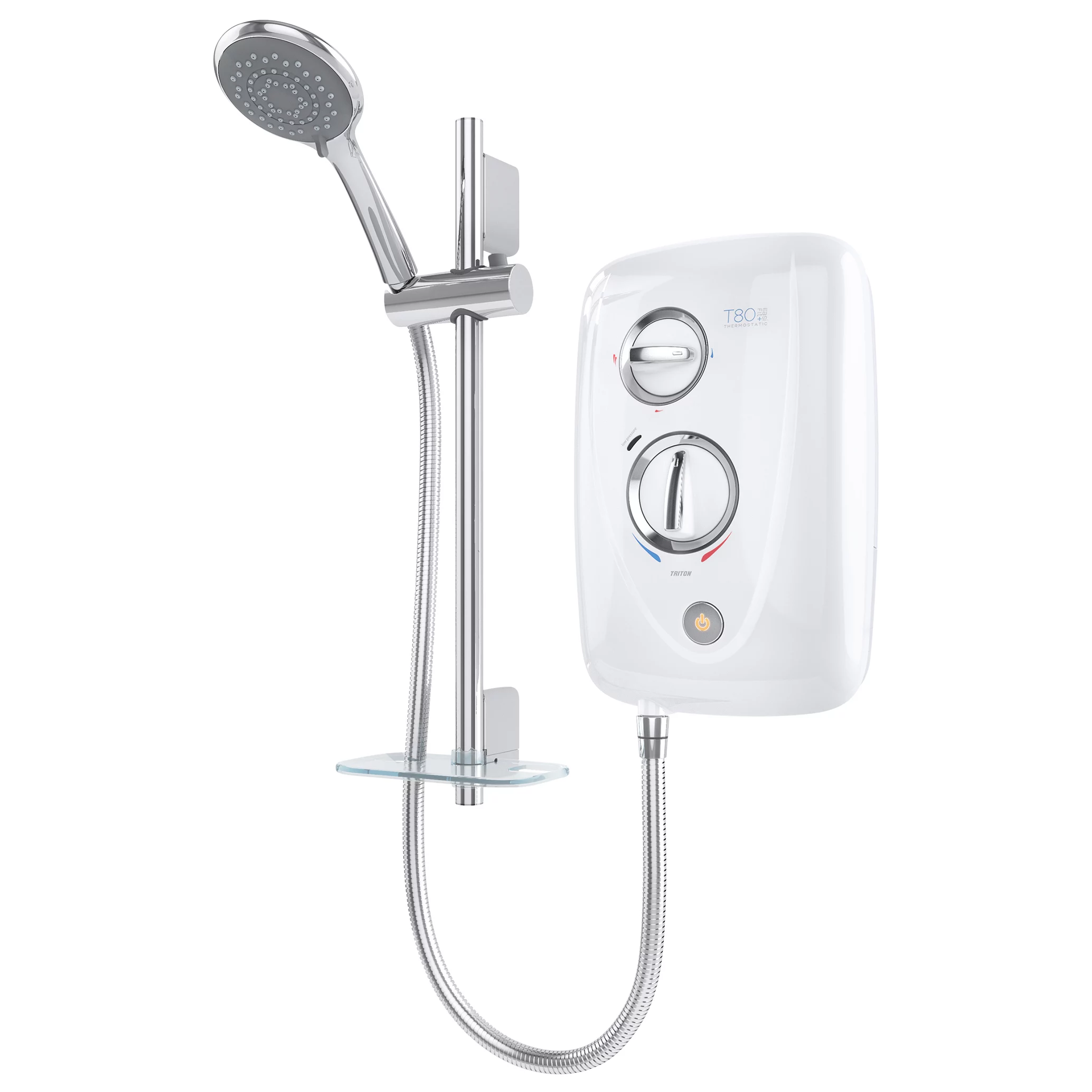 Triton T80 Easi-Fit+ Thermostatic White Electric Shower, 8.5kW 3 Triton T80 Easi-Fit+ Thermostatic White Electric Shower, 8.5kW