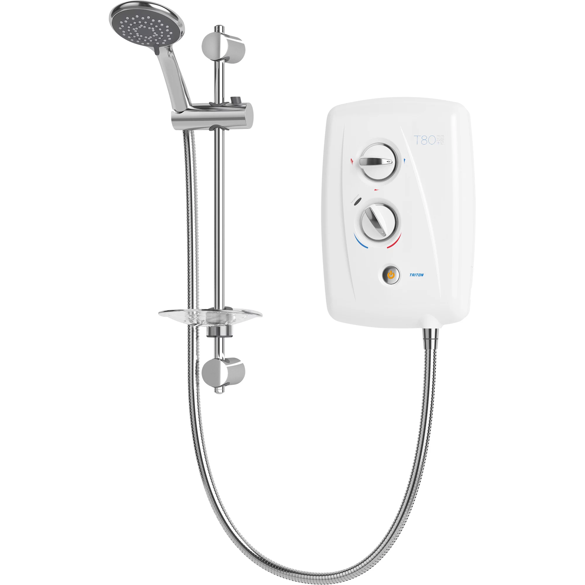 Triton T80 Easi-Fit+ White Electric Shower, 9.5kW 3 Triton T80 Easi-Fit+ White Electric Shower, 9.5kW