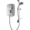 Triton Trance White Chrome Effect Electric Shower, 8.5kW 2 Triton Trance White Chrome Effect Electric Shower, 8.5kW -Crystal Bathware triton trance white chrome effect electric shower 8 5kw5012663012714 01bq