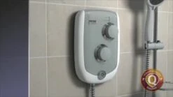 Triton Trance White Chrome Effect Electric Shower, 8.5kW -Crystal Bathware triton trance white chrome effect electric shower 8 5kw5012663012714 lcl en