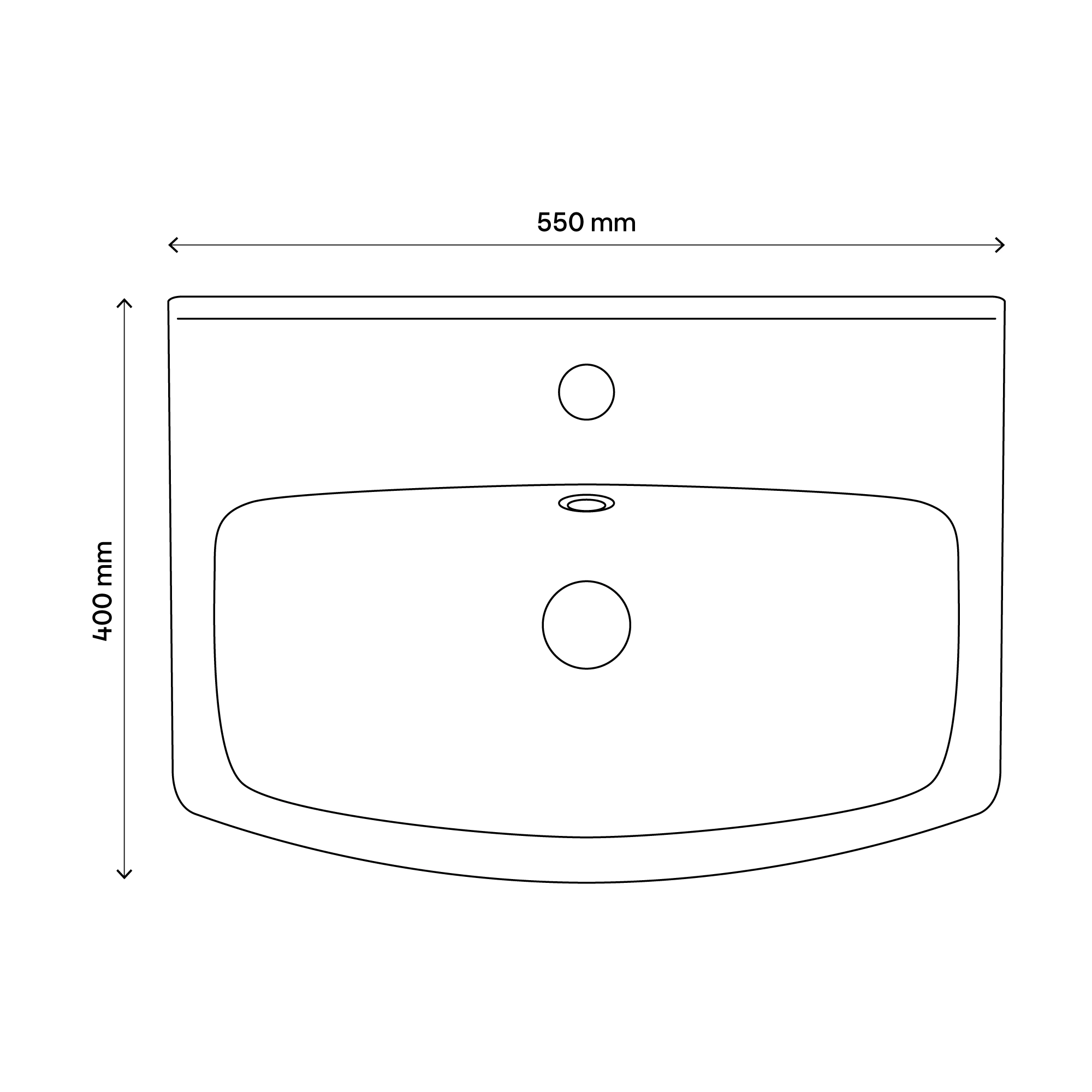 Veleka Gloss Grey Vanity Unit & Basin Set (W)550mm (H)900mm 9 Veleka Gloss Grey Vanity Unit & Basin Set (W)550mm (H)900mm - Image 7