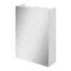 Veleka Gloss White Mirrored Bathroom Cabinet (W)400mm (H)540mm 1 Veleka Gloss White Mirrored Bathroom Cabinet (W)400mm (H)540mm -Crystal Bathware veleka gloss white mirrored bathroom cabinet w 400mm h 540mm5059340255446 01c