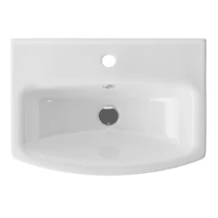 Veleka Gloss White Vanity Unit & Basin Set (W)550mm (H)900mm -Crystal Bathware veleka gloss white vanity unit basin set w 550mm h 900mm5059340255385 22c