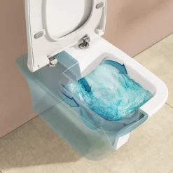 Vitra Koa White Slim Wall Hung Square Toilet Set With Soft Close Seat & Frame 16 Vitra Koa White Slim Wall Hung Square Toilet Set With Soft Close Seat & Frame -Crystal Bathware vitra koa white slim wall hung square toilet set with soft close seat frame8683124099062 37c bq