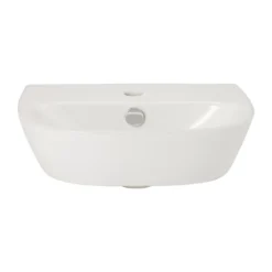 Front Page -Crystal Bathware vitra malo white d shaped wall mounted cloakroom basin w 44 5cm5059340223698 02c