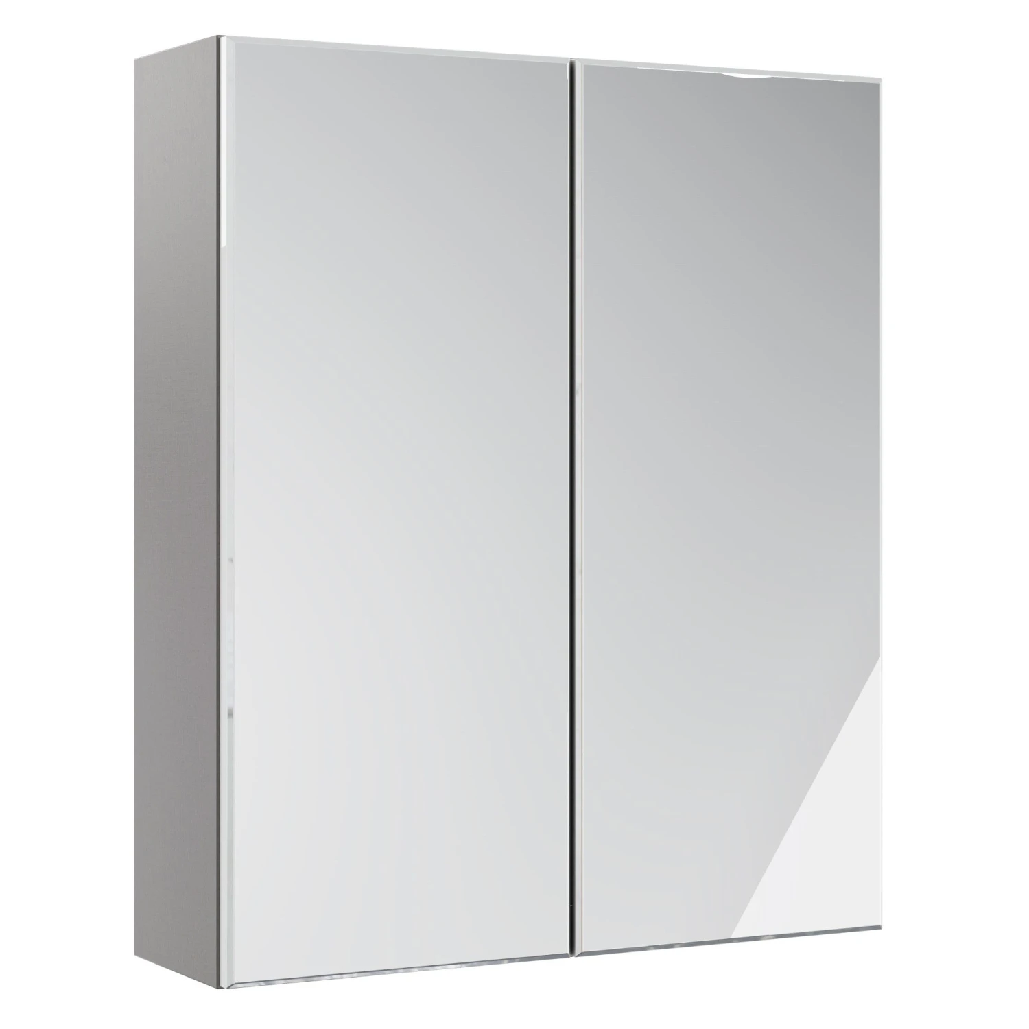 Westport Gloss White Double With 2 Mirror Doors Wall Cabinet (W)595mm (H)720mm 3 Westport Gloss White Double With 2 Mirror Doors Wall Cabinet (W)595mm (H)720mm