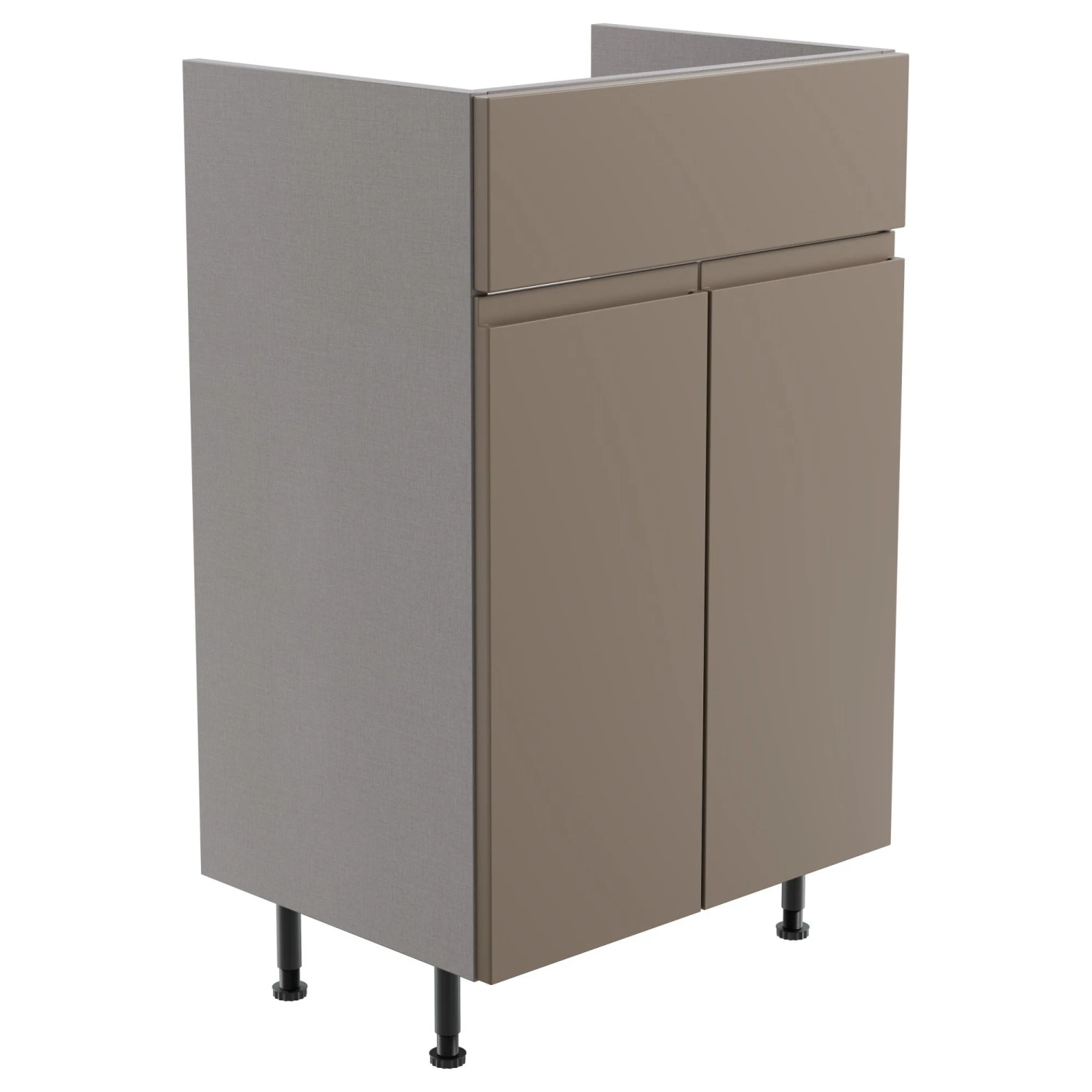 Westport Matt Stone Grey Freestanding Bathroom Vanity Cabinet (W)495mm (H)820mm 3 Westport Matt Stone Grey Freestanding Bathroom Vanity Cabinet (W)495mm (H)820mm