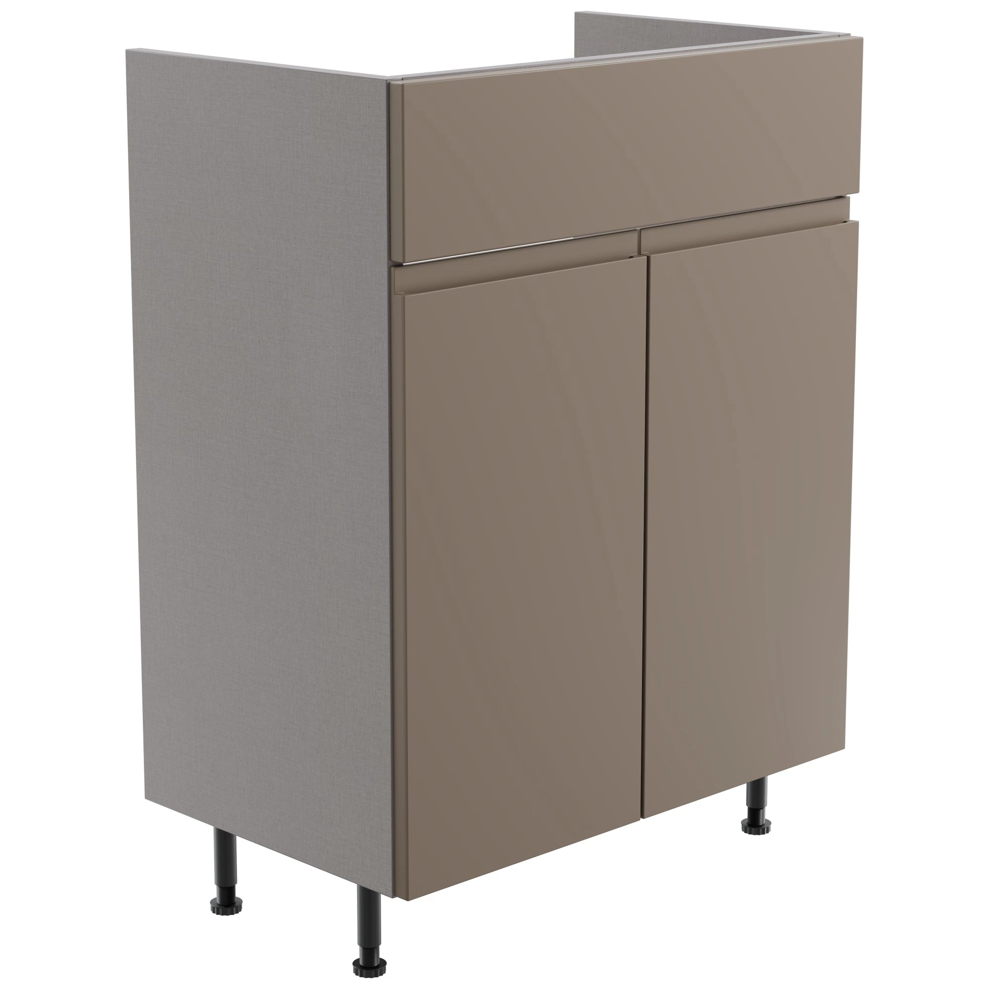 Westport Matt Stone Grey Freestanding Bathroom Vanity Cabinet (W)595mm (H)820mm 3 Westport Matt Stone Grey Freestanding Bathroom Vanity Cabinet (W)595mm (H)820mm