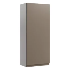 Westport Matt Stone Grey Single Without Mirror Doors Wall Cabinet (W)295mm (H)720mm