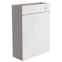 Westport Slim Gloss White Freestanding Toilet Cabinet (W)595mm (H)820mm