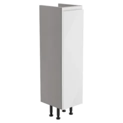 Westport Slim Gloss White Modern Freestanding Base Unit (W)195mm (H)820mm